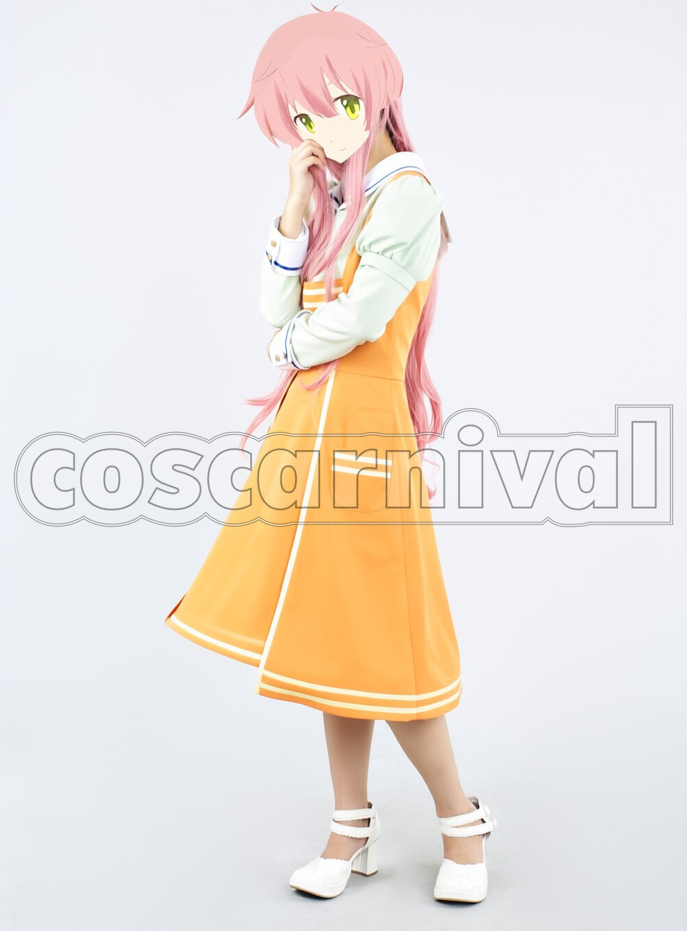 Has Declined Protagonist watashi Sweets-chan cosplay costume from Humanity, front view 2