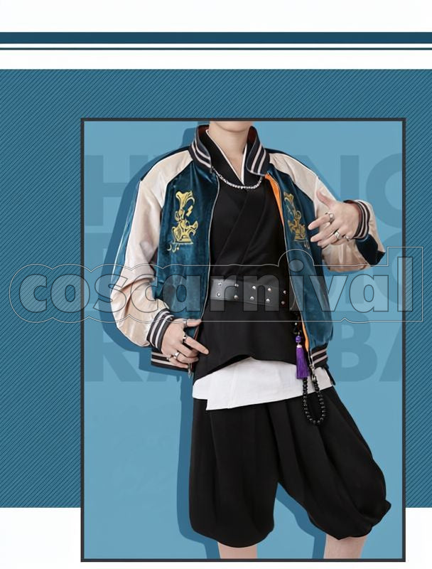 Battle Bad Ass Temple Kuko Harai Cosplay cosplay costume from Hypnosis Mic: Division Rap, front view 2