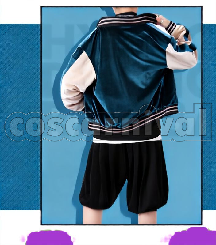 Battle Bad Ass Temple Kuko Harai Cosplay cosplay costume from Hypnosis Mic: Division Rap, back view 1