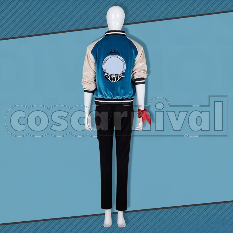 Battle Naughty Busters Kuko Harai Cosplay cosplay costume from Hypnosis Mic: Division Rap, back view 1