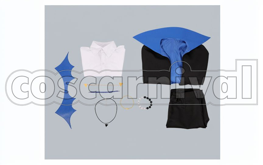 Battle MAD TRIGGER CREW Samatoki Aohitsugi Halloween Cosplay cosplay costume from Hypnosis Mic: Division Rap, set view 2