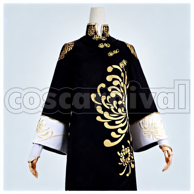 Fan Wujiu (Wu Chang, Black Guard) Deduction Star Broken Blossoms Cosplay cosplay costume from Identity V, front view 1