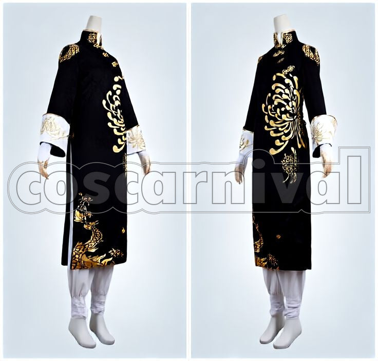 Fan Wujiu (Wu Chang, Black Guard) Deduction Star Broken Blossoms Cosplay cosplay costume from Identity V, front view 2