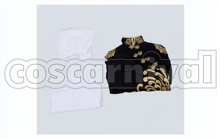 Fan Wujiu (Wu Chang, Black Guard) Deduction Star Broken Blossoms Cosplay cosplay costume from Identity V, set view