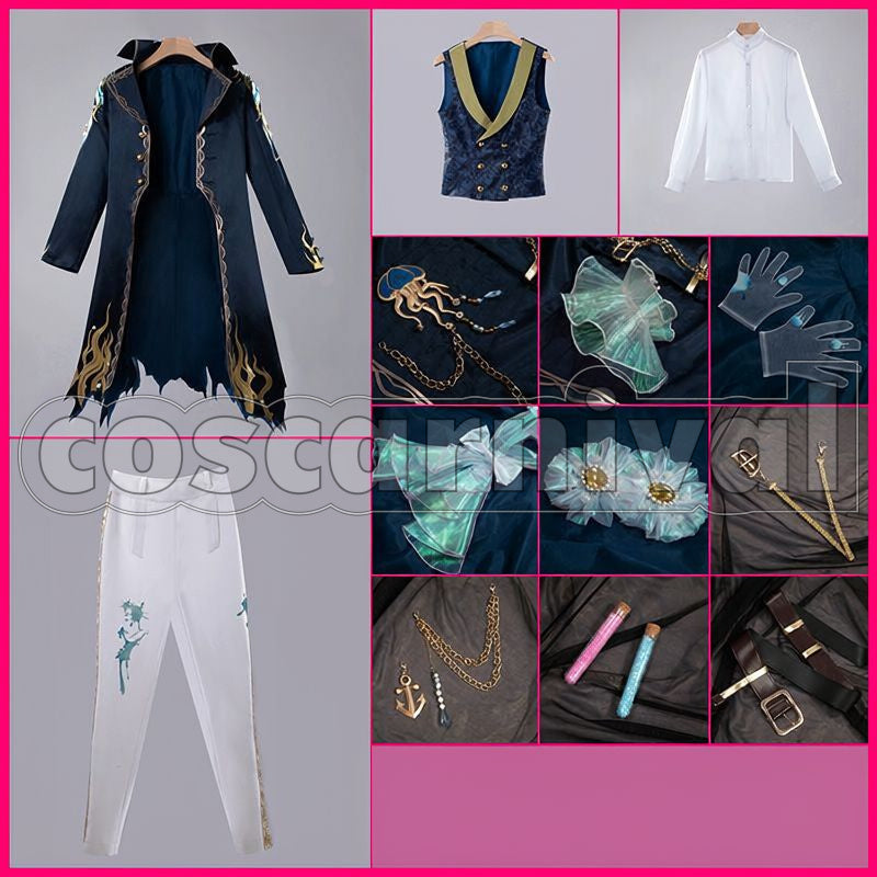 Frederick Kreiburg Ghost Ship Cosplay cosplay costume from Identity V, set view