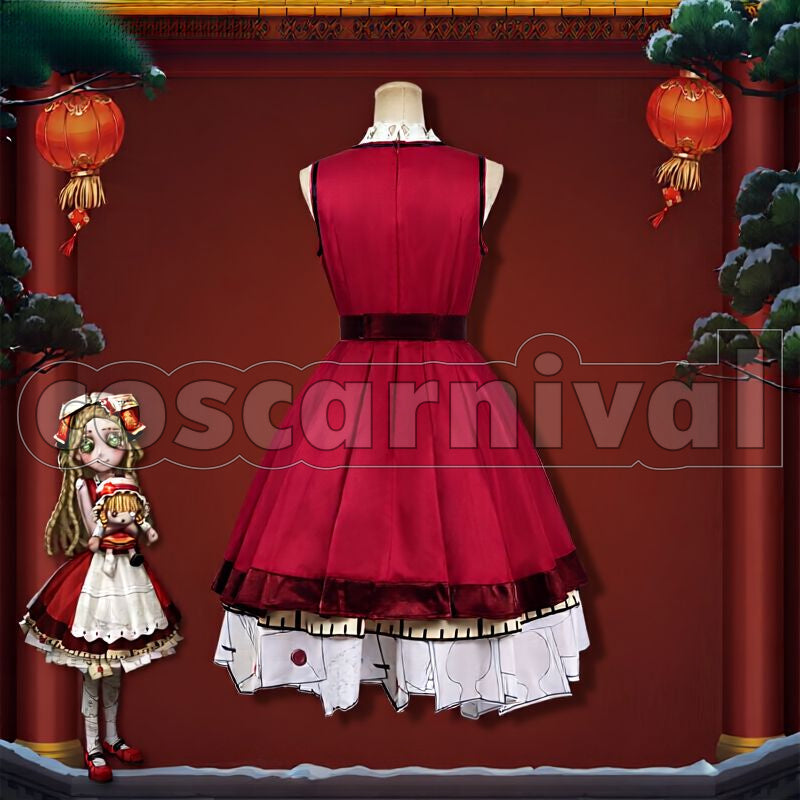 Little Girl Aging Cosplay cosplay costume from Identity V, back view