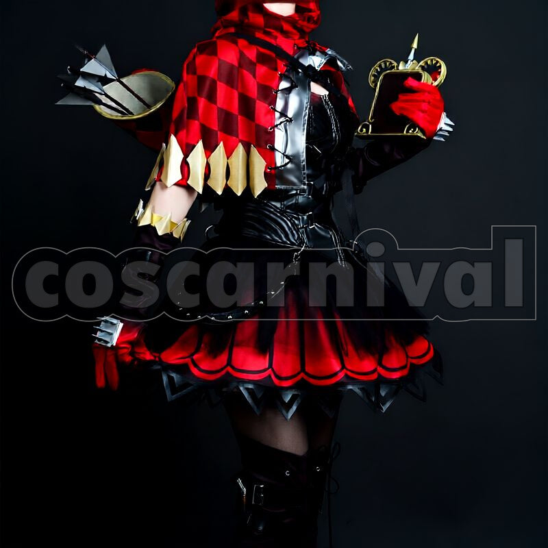Tracy Reznik Red Riding Hood Cosplay cosplay costume from Identity V, front view 2