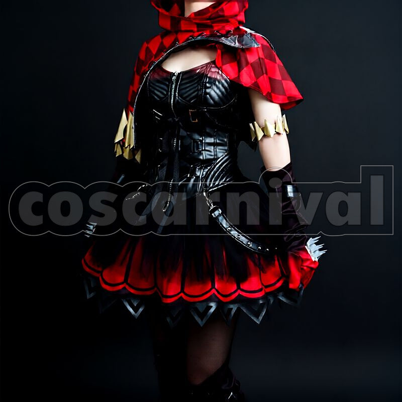 Tracy Reznik Red Riding Hood Cosplay cosplay costume from Identity V, front view 4