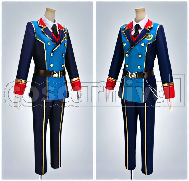 Idolmaster SideM Twilight Railroad Live Shota Mitarai, Toma Amagase, Hokuto Ijuin, Michiru Enjoji, Takeru Taiga, Ren Kizaki Cosplay cosplay costume from The, front view 2