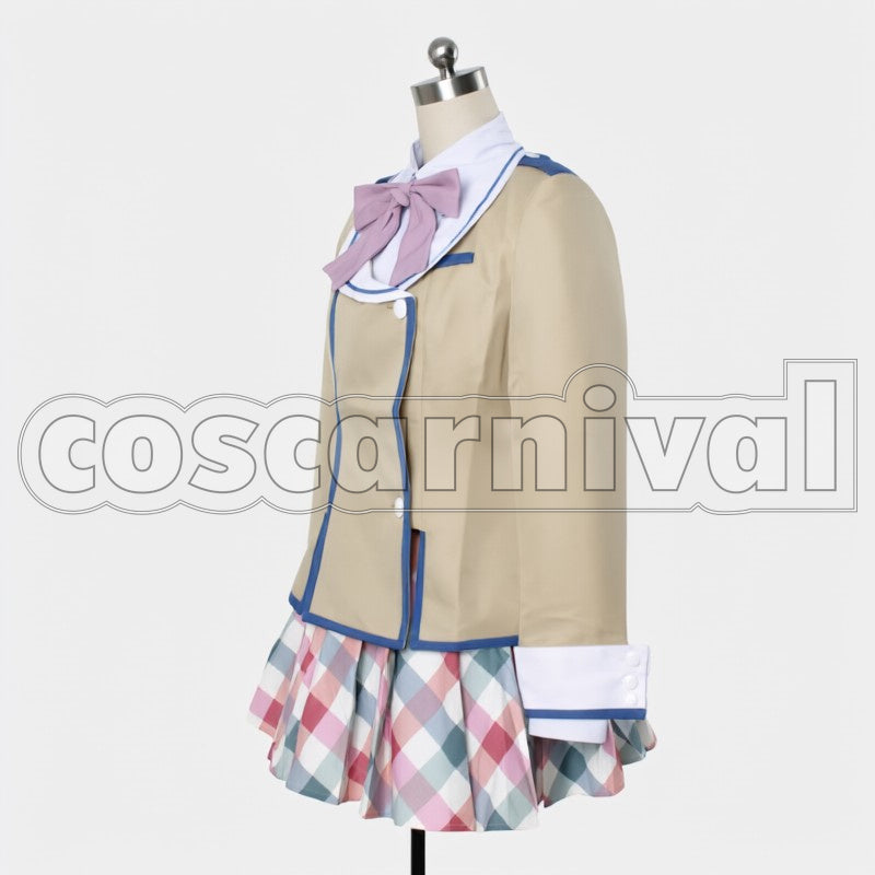 Breaks Akane Mahougasawa cosplay costume from If Her Flag, front view 3
