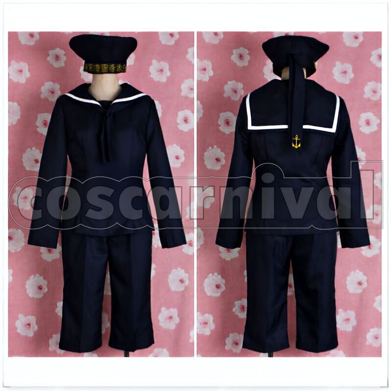 Navy Anthropomorphized Battleship Musashi Cosplay cosplay costume from Imperial Japanese, detail-1