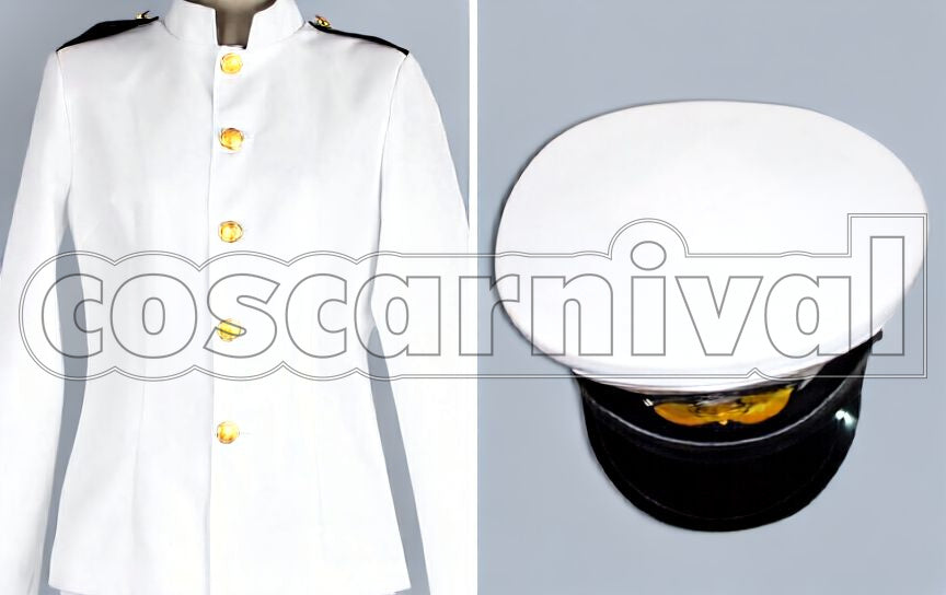 Navy Anthropomorphized Battleship Yamato Cosplay cosplay costume from Imperial Japanese, detail-3