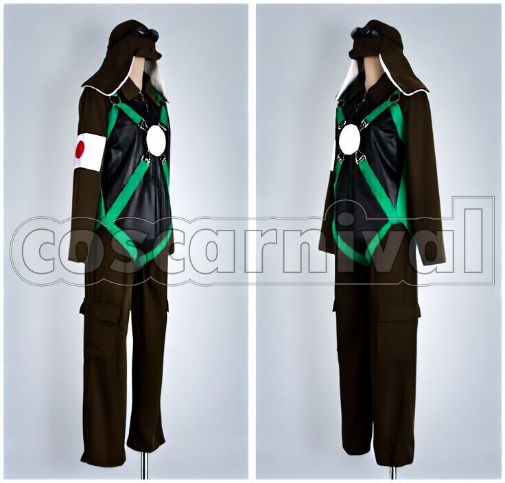 Navy Night Squadron Mitsubishi A6M Zero with Cap Cosplay cosplay costume from Imperial Japanese, detail-2