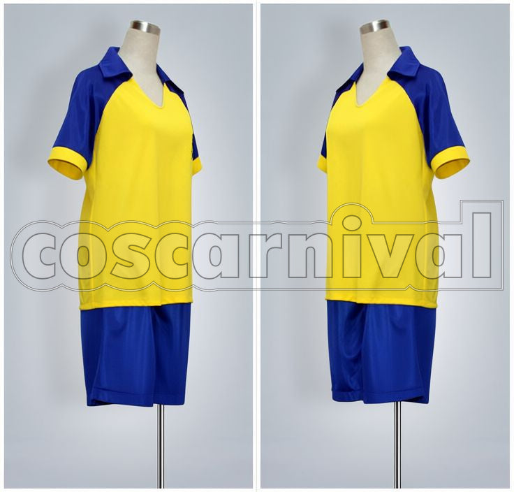 Raimon Junior High Uniform Cosplay cosplay costume from Inazuma Eleven, front view 2