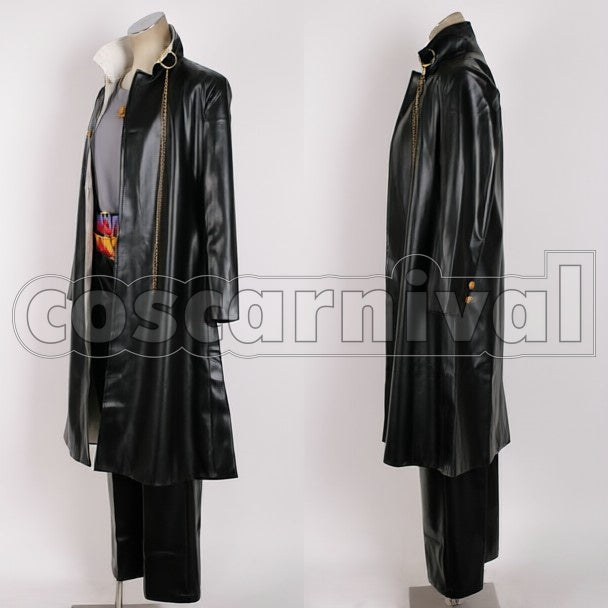 Battle Tendency Jotaro Kujo cosplay costume from JoJo's Bizarre Adventure, side view