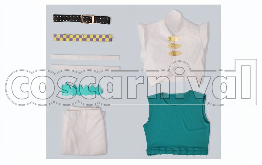 Adventure Diamond Is Unbreakable Rohan Kishibe Cosplay cosplay costume from JoJo's Bizarre, set view