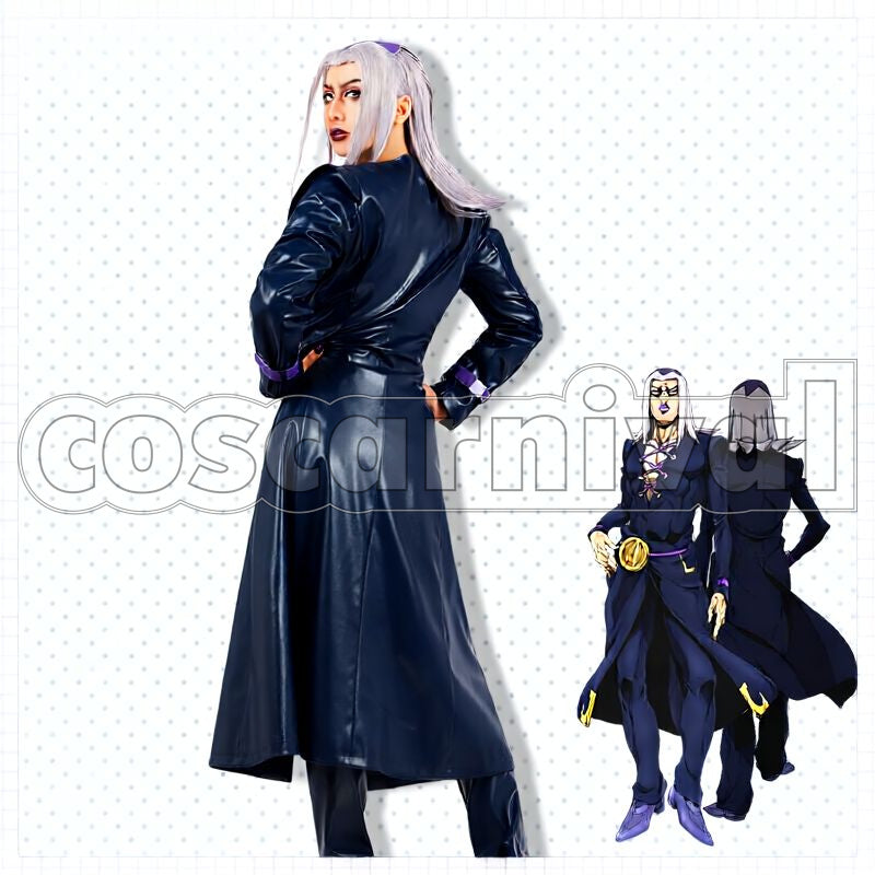 Adventure Golden Wind Leone Abbacchio Cosplay cosplay costume from JoJo's Bizarre, back view
