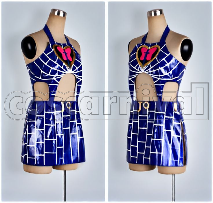 Adventure Jolyne Cujoh Cosplay cosplay costume from JoJo's Bizarre, front view 2