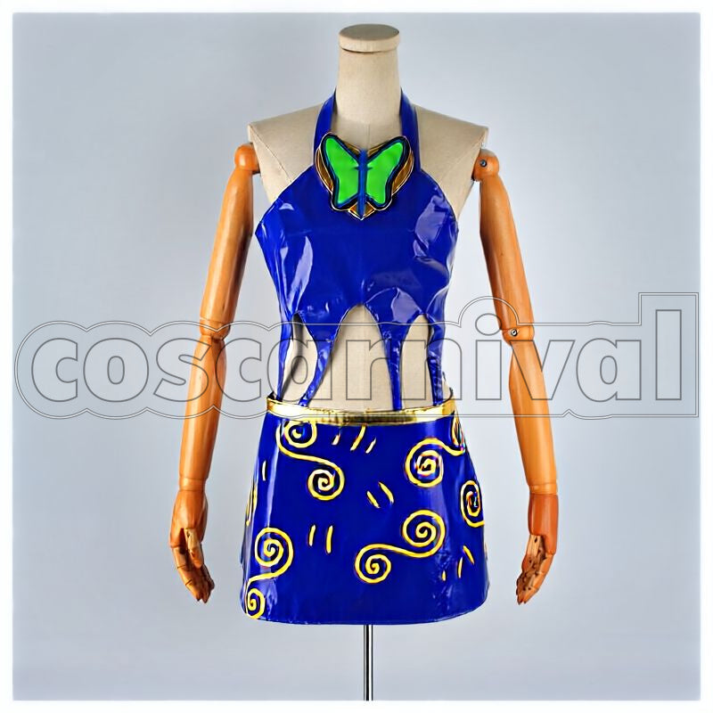 Adventure Trish Una Cosplay cosplay costume from JoJo's Bizarre, front view 1