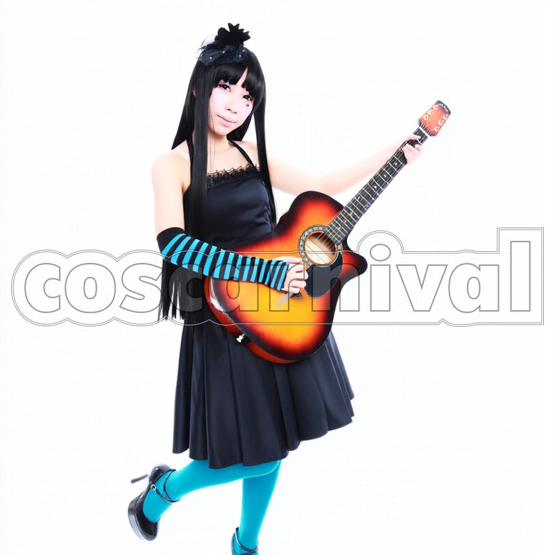 Mio Akiyama cosplay costume from K-On!, front view 3