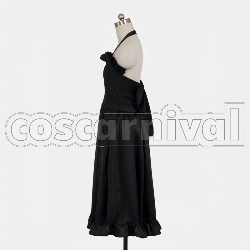 Mio Akiyama cosplay costume from K-On!, side view