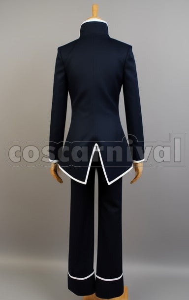 isana yashiro cosplay costume from K Yashiro Isana, back view