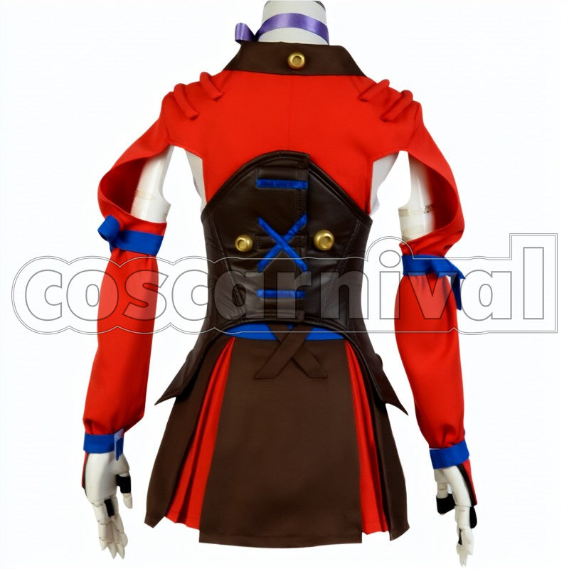 Iron Fortress Mumei cosplay costume from Kabaneri of the, back view