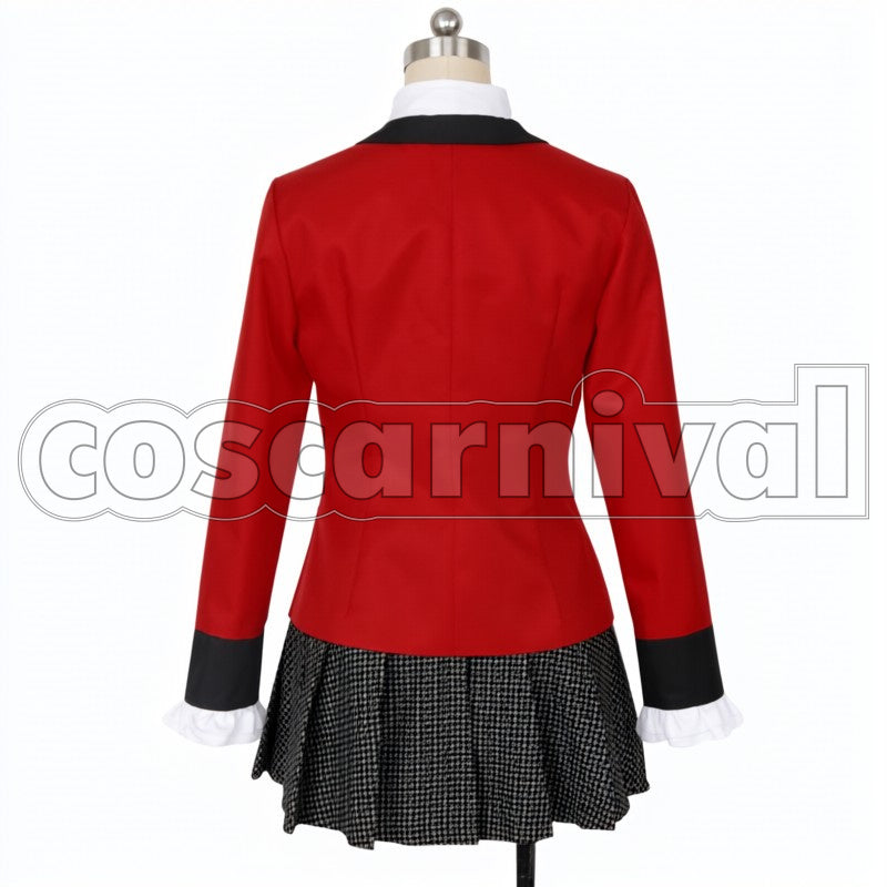 Kirari Momobami cosplay costume from Kakegurui, back view
