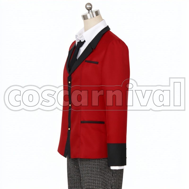 Ryota Suzui cosplay costume from Kakegurui, side view 2