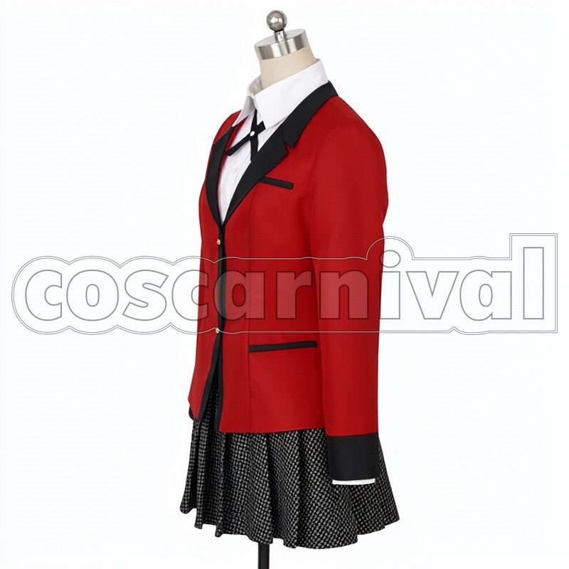 Yumeko Jabami cosplay costume from Kakegurui, side view 2