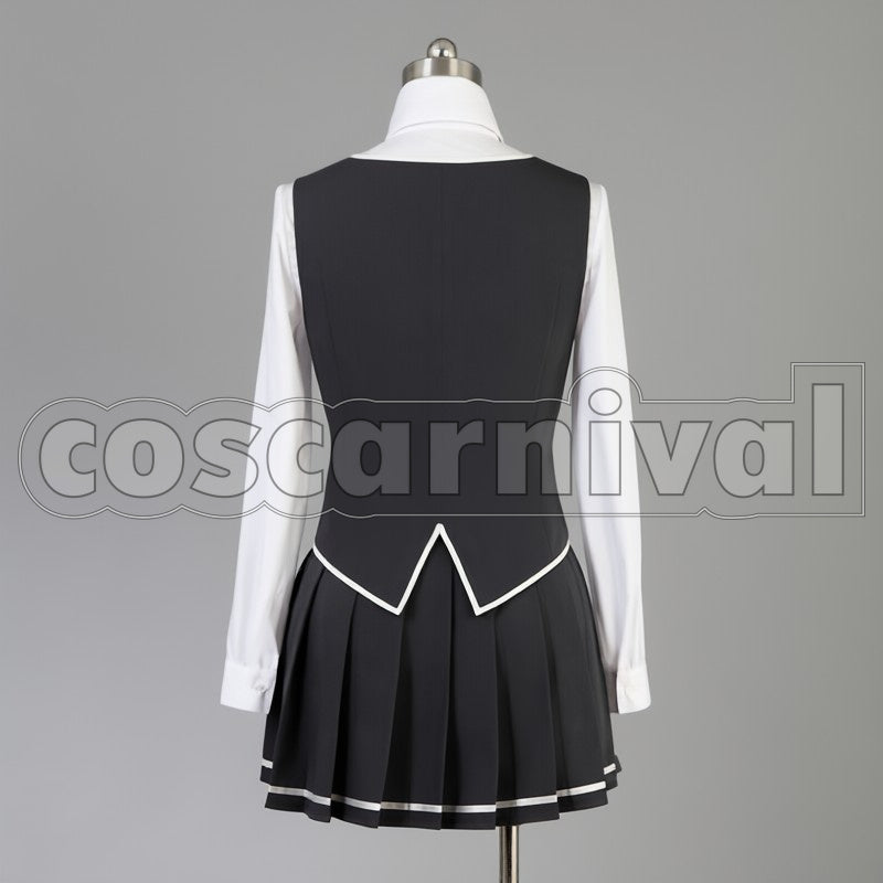 Yui Kusanagi High School cosplay costume from Kamigami no Asobi, back view 2