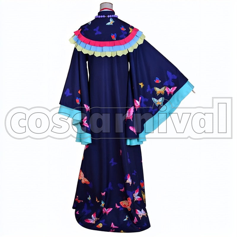 Momozono Kagura Dance Outfit cosplay costume from Kamisama Kiss Nanami, back view