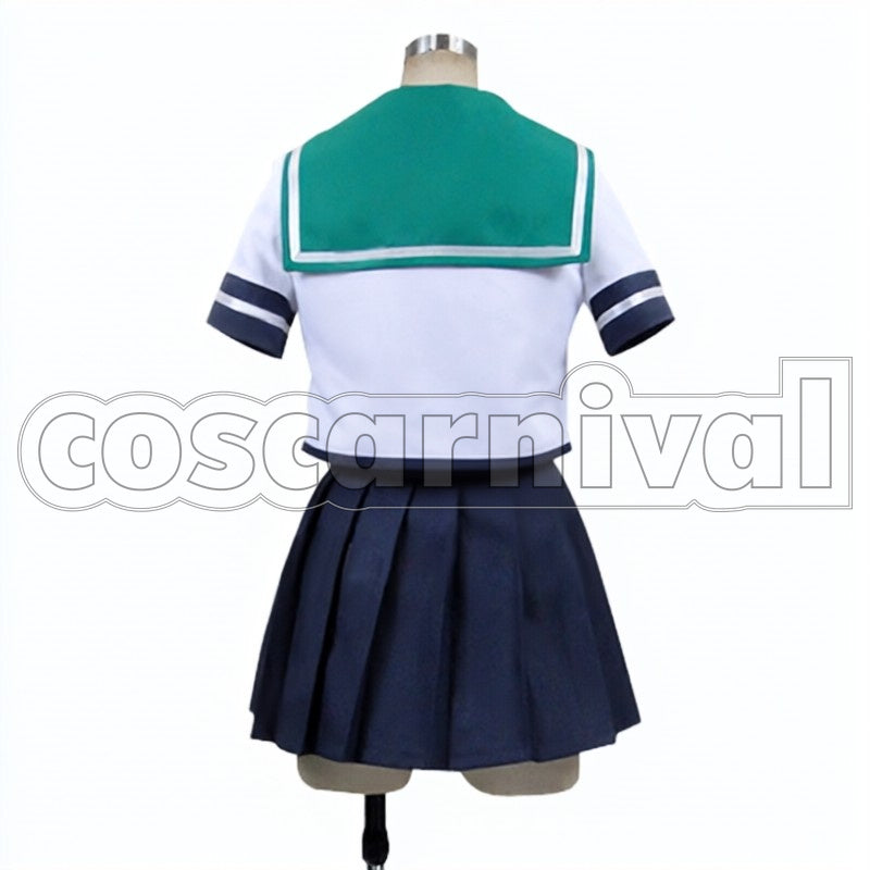 Fubuki cosplay costume from Kantai Collection, back view