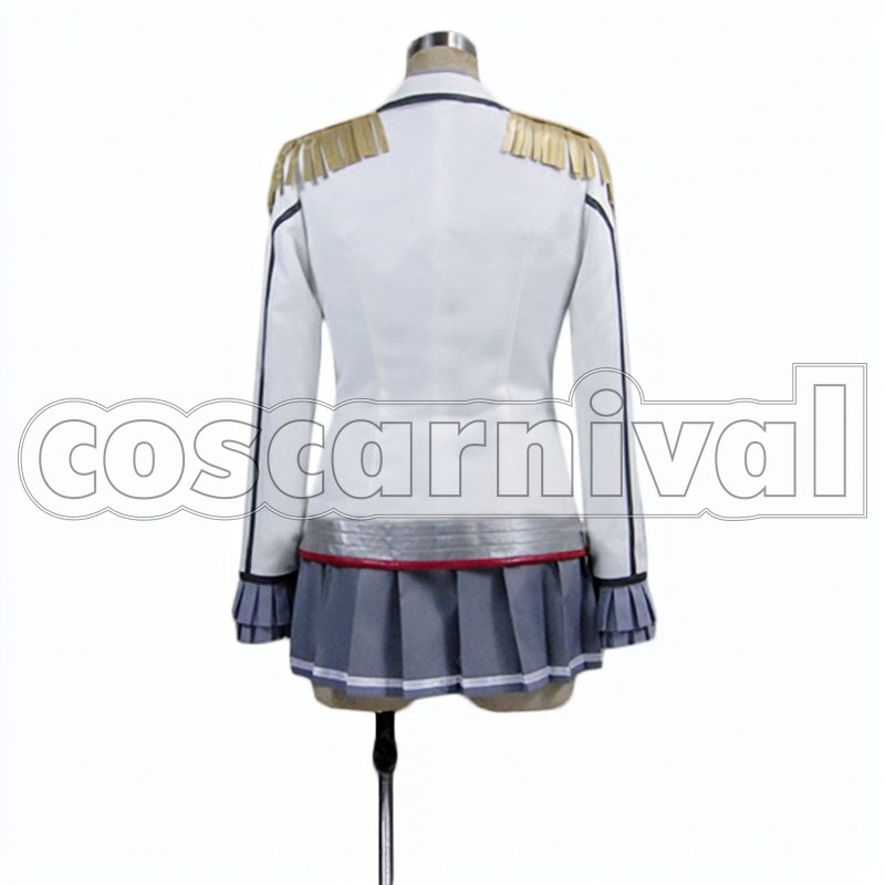 Kashima cosplay costume from Kantai Collection, back view