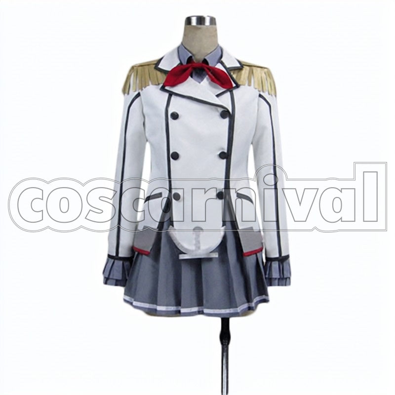 Kashima cosplay costume from Kantai Collection, front view