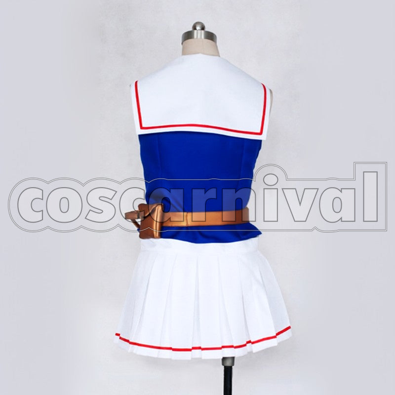 Girl Maya Choukai cosplay costume from Kantai Collection Ship, back view
