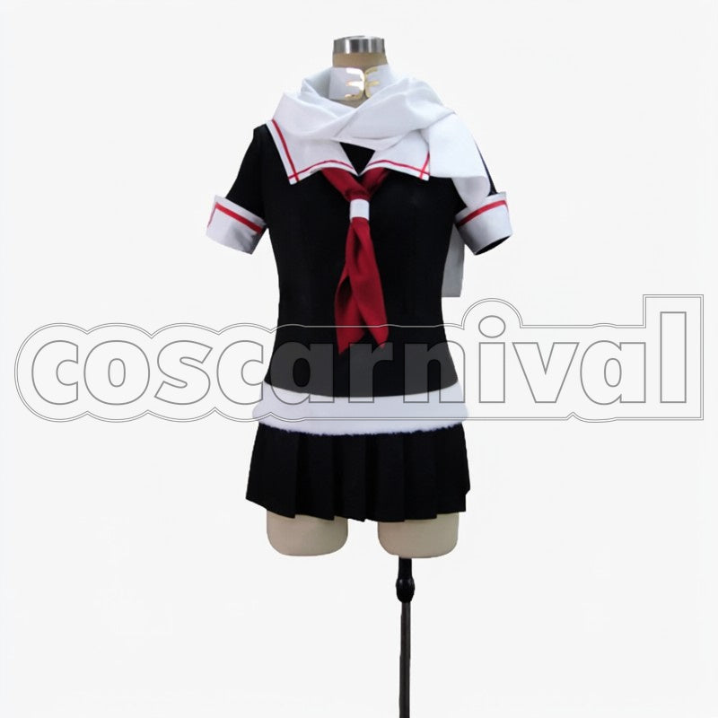 Yuudachi cosplay costume from Kantai Collection, front view