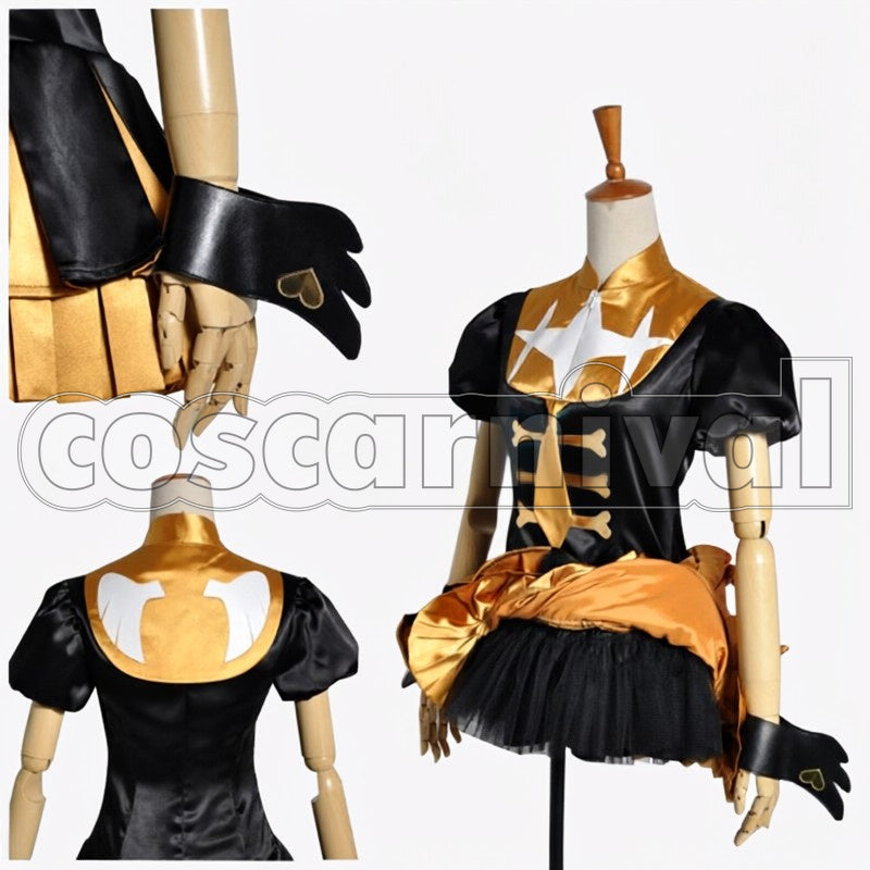 Nonon Jakuzure Finale Regalia: Final Movement Three-Star Goku cosplay costume from Kill la Kill, front view 3