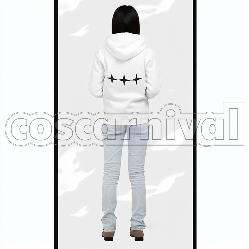 Three-Star Goku cosplay costume from Kill la Kill, back view