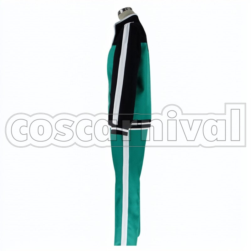 on This Wonderful World! Kazuma Sato cosplay costume from KonoSuba: God's Blessing, side view