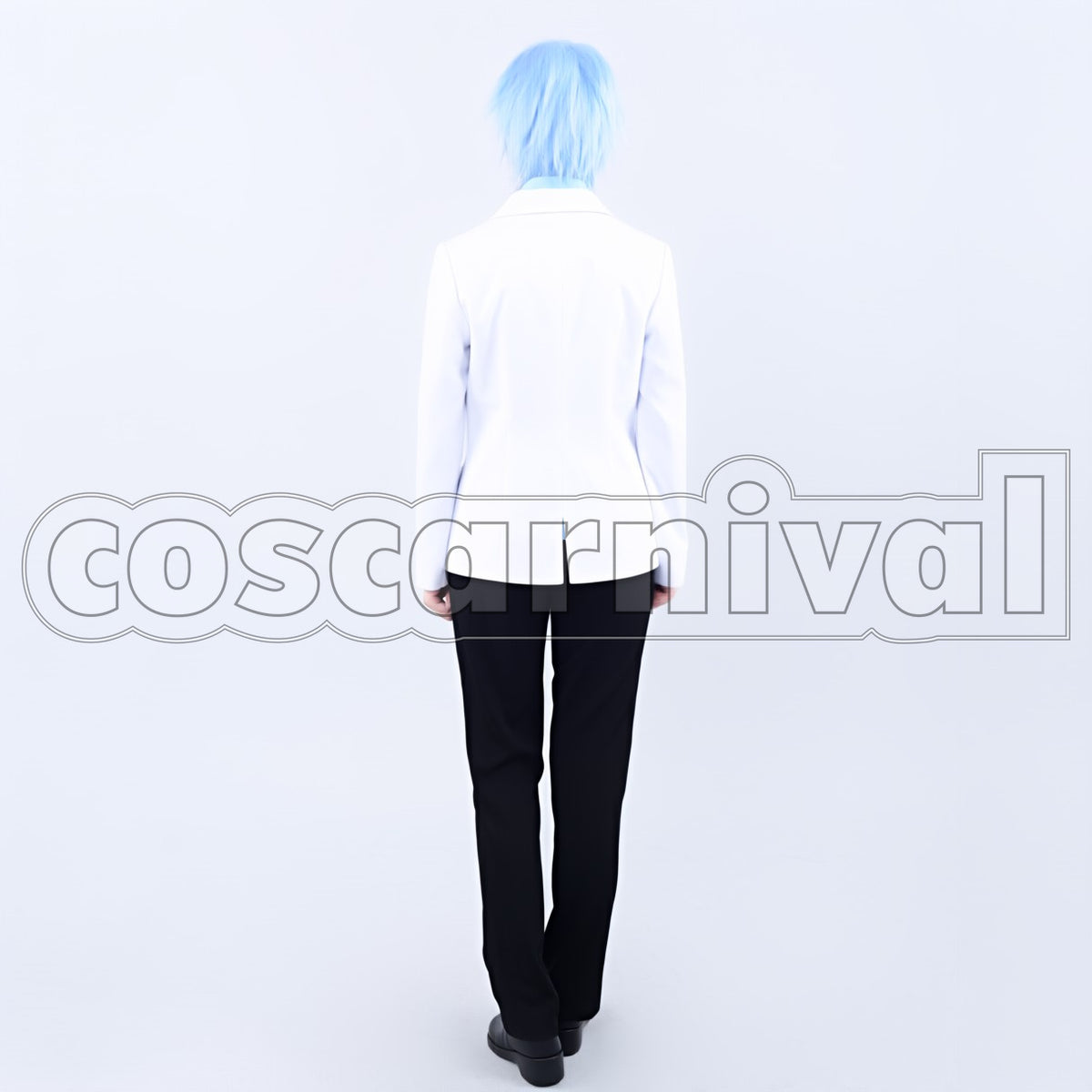 of Miracles Tetsuya Kuroko Seijuro Akashi Teiko Junior High Boys cosplay costume from Kuroko's Basketball Generation, back view