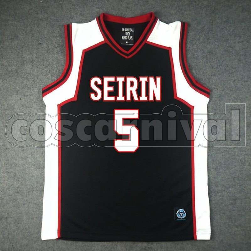 High No. 5 Shun Izuki cosplay costume from Kuroko's Basketball Seirin, front view