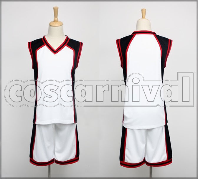 High Tetsuya Kuroko cosplay costume from Kuroko's Basketball Seirin, front view 5
