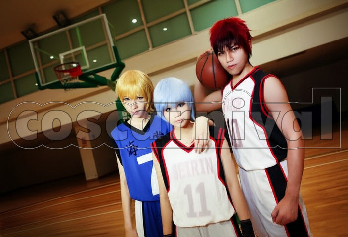 High Tetsuya Kuroko cosplay costume from Kuroko's Basketball Seirin, front view
