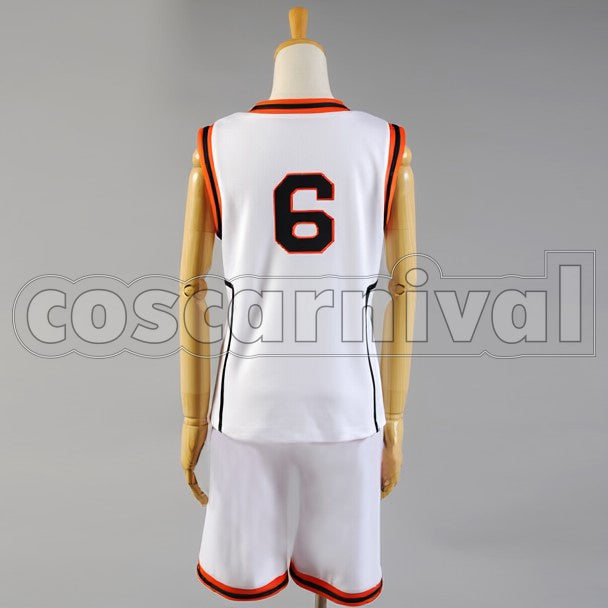 High Shintaro Midorima cosplay costume from Kuroko's Basketball Shutoku, back view