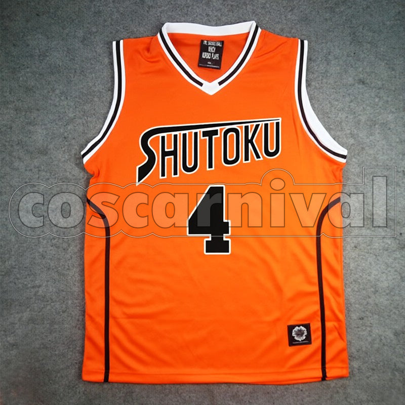 High Taisuke Otsubo No. 4 cosplay costume from Kuroko's Basketball Shutoku, front view