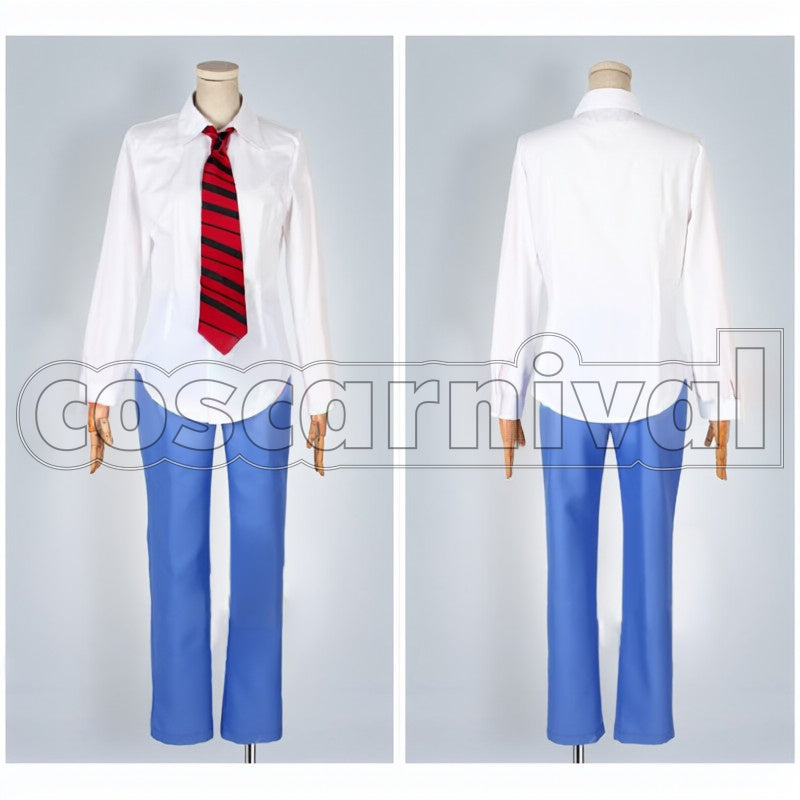 Academy Daiki Aomine cosplay costume from Kuroko's Basketball Too, front view 2