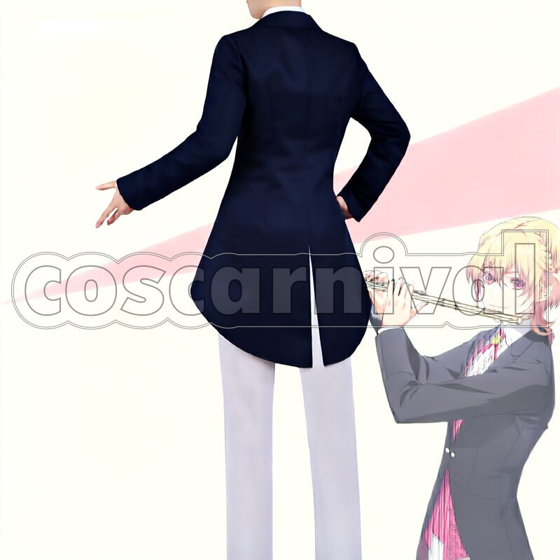 d'Oro Starlight Orchestra Yumihara Rin Cosplay cosplay costume from La Corda, back view