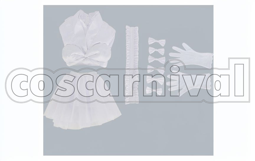 the Lustrous Diamond Hibernation Pajamas Cosplay cosplay costume from Land of, set view