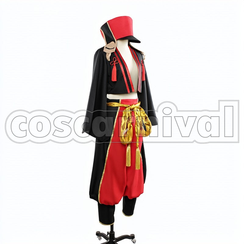 Clouds Chutaro Kumo cosplay costume from Laughing Under the, side view